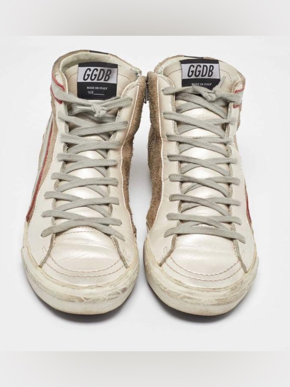 Golden Goose Suede and Leather Slide Sneakers - Picture 4 of 12